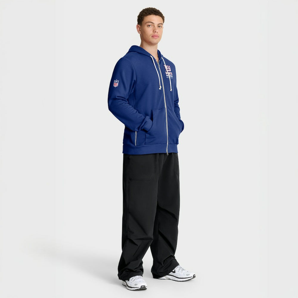 New York Giants Sideline Standard Issue Utility Player Dri-FIT Full-Zip Hoodie Royal | Nike for Sale