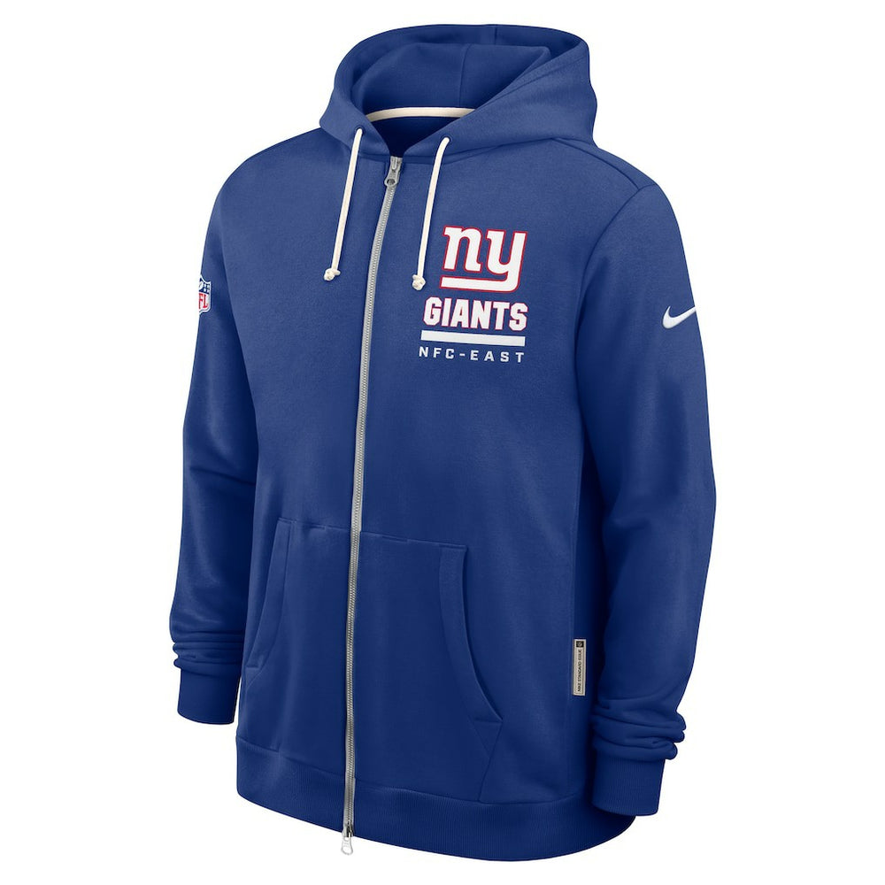New York Giants Sideline Standard Issue Utility Player Dri-FIT Full-Zip Hoodie Royal | Nike for Sale
