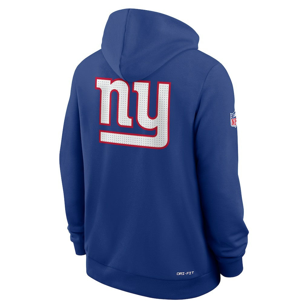 New York Giants Sideline Standard Issue Utility Player Dri-FIT Full-Zip Hoodie Royal | Nike for Sale