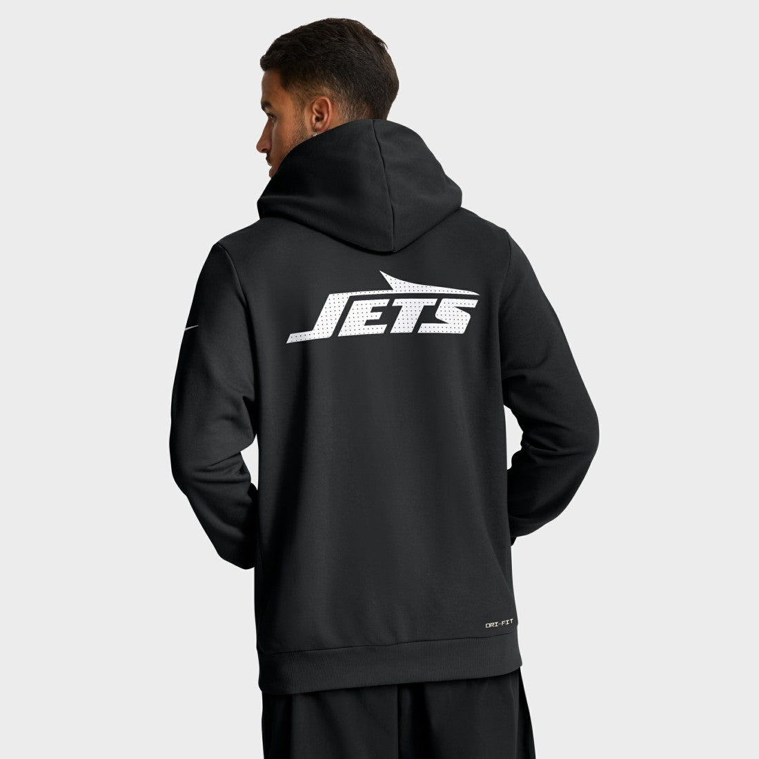 New York Jets Sideline Standard Issue Utility Player Dri-FIT Full-Zip Hoodie Black | Nike for Sale
