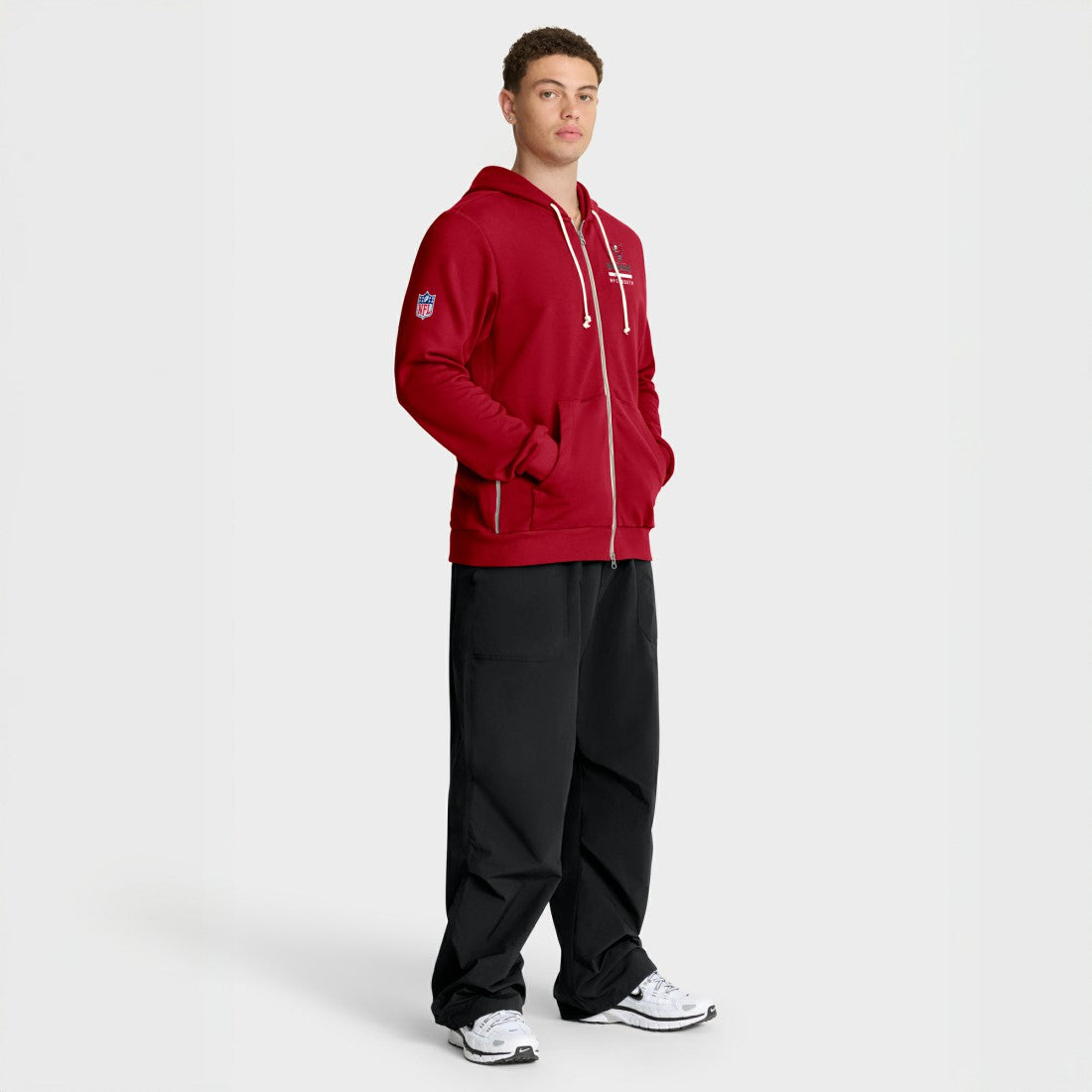 Tampa Bay Buccaneers Sideline Standard Issue Utility Player Dri-FIT Full-Zip Hoodie Red | Nike for Sale