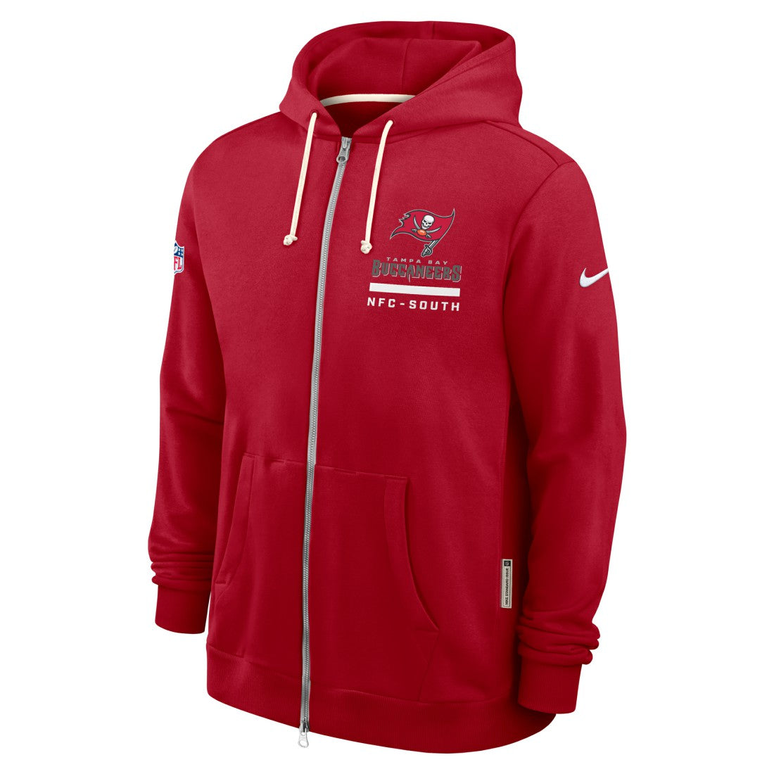 Tampa Bay Buccaneers Sideline Standard Issue Utility Player Dri-FIT Full-Zip Hoodie Red | Nike for Sale