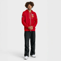 Kansas City Chiefs Sideline Standard Issue Utility Player Dri-FIT Full-Zip Hoodie Red | Nike for Sale
