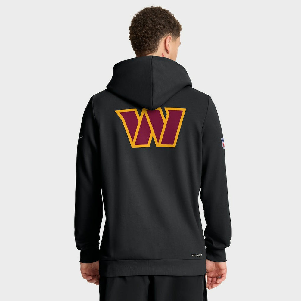 Washington Commanders Sideline Standard Issue Utility Player Dri-FIT Full-Zip Hoodie Black | Nike for Sale