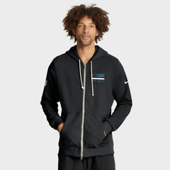 Carolina Panthers Sideline Standard Issue Utility Player Dri-FIT Full-Zip Hoodie Black | Nike for Sale