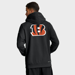 Cincinnati Bengals Sideline Standard Issue Utility Player Dri-FIT Full-Zip Hoodie Black | Nike for Sale