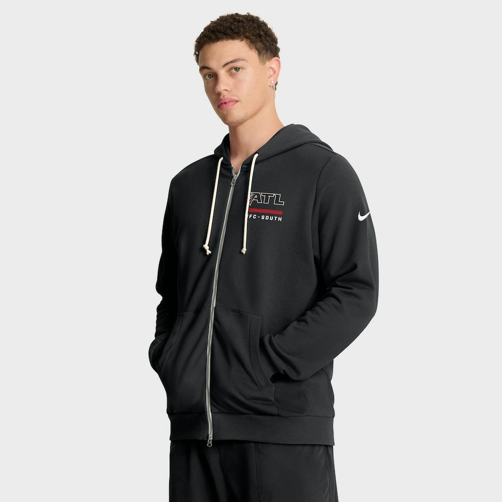 Atlanta Falcons Sideline Standard Issue Utility Player Dri-FIT Full-Zip Hoodie Black | Nike for Sale