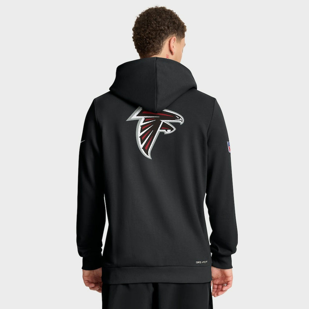 Atlanta Falcons Sideline Standard Issue Utility Player Dri-FIT Full-Zip Hoodie Black | Nike for Sale
