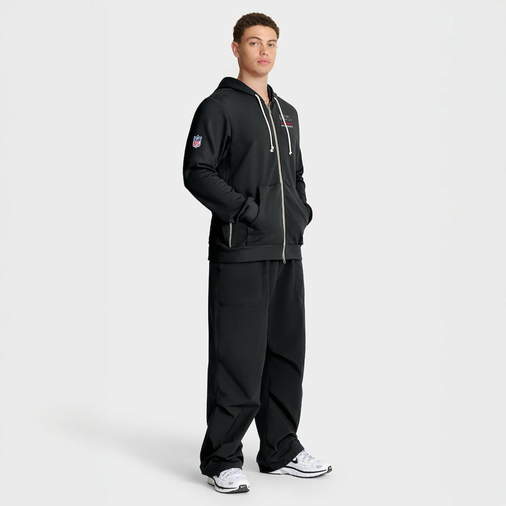 Atlanta Falcons Sideline Standard Issue Utility Player Dri-FIT Full-Zip Hoodie Black | Nike for Sale