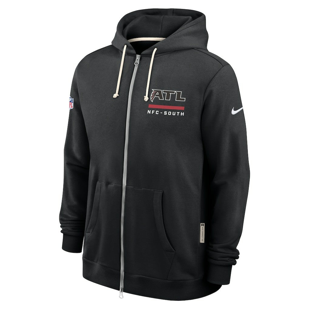 Atlanta Falcons Sideline Standard Issue Utility Player Dri-FIT Full-Zip Hoodie Black | Nike for Sale