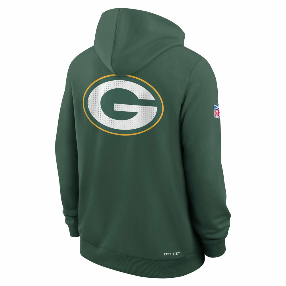 Green Bay Packers Sideline Standard Issue Utility Player Dri-FIT Full-Zip Hoodie Green | Nike for Sale
