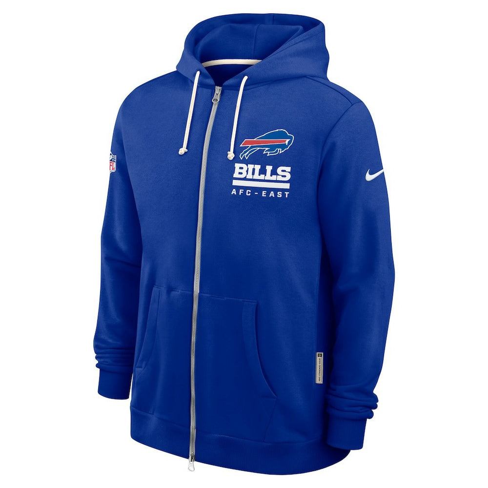 Buffalo Bills Sideline Standard Issue Utility Player Dri-FIT Full-Zip Hoodie Royal | Nike for Sale