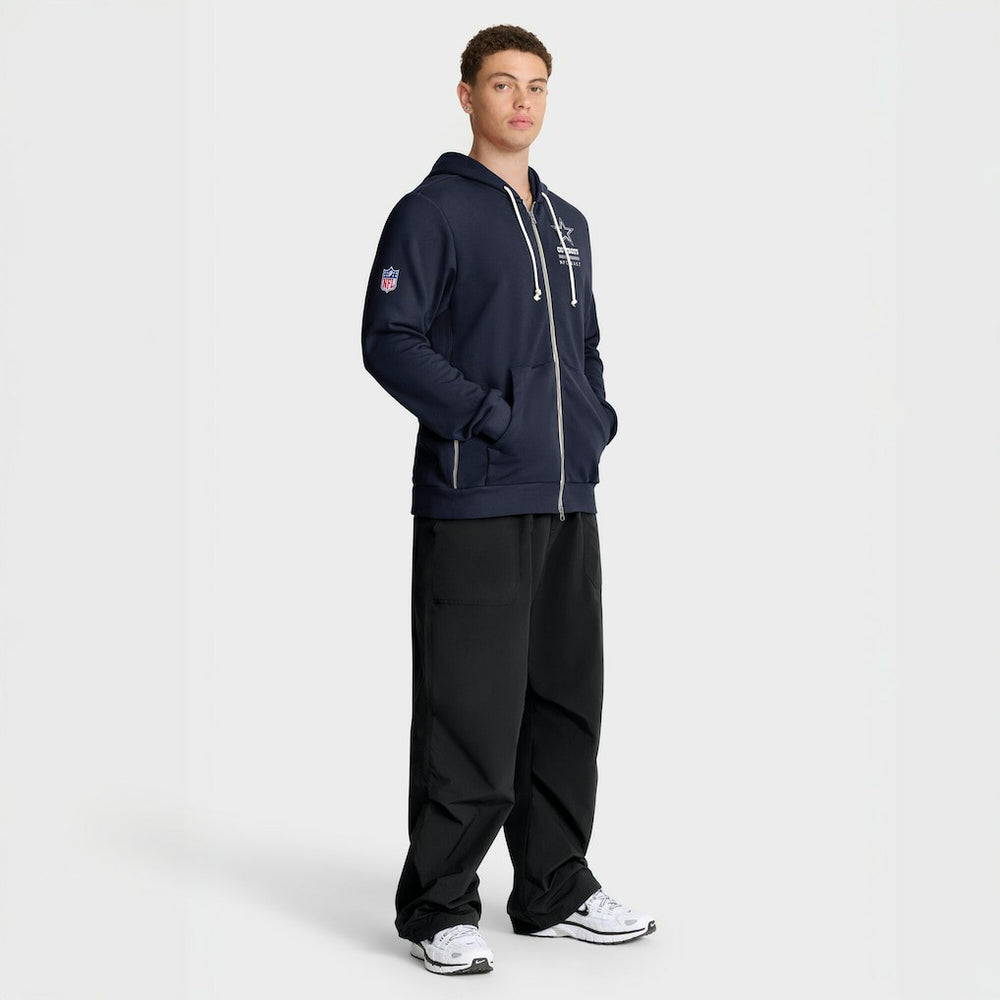 Dallas Cowboys Sideline Standard Issue Utility Player Dri-FIT Full-Zip Hoodie Navy | Nike for Sale