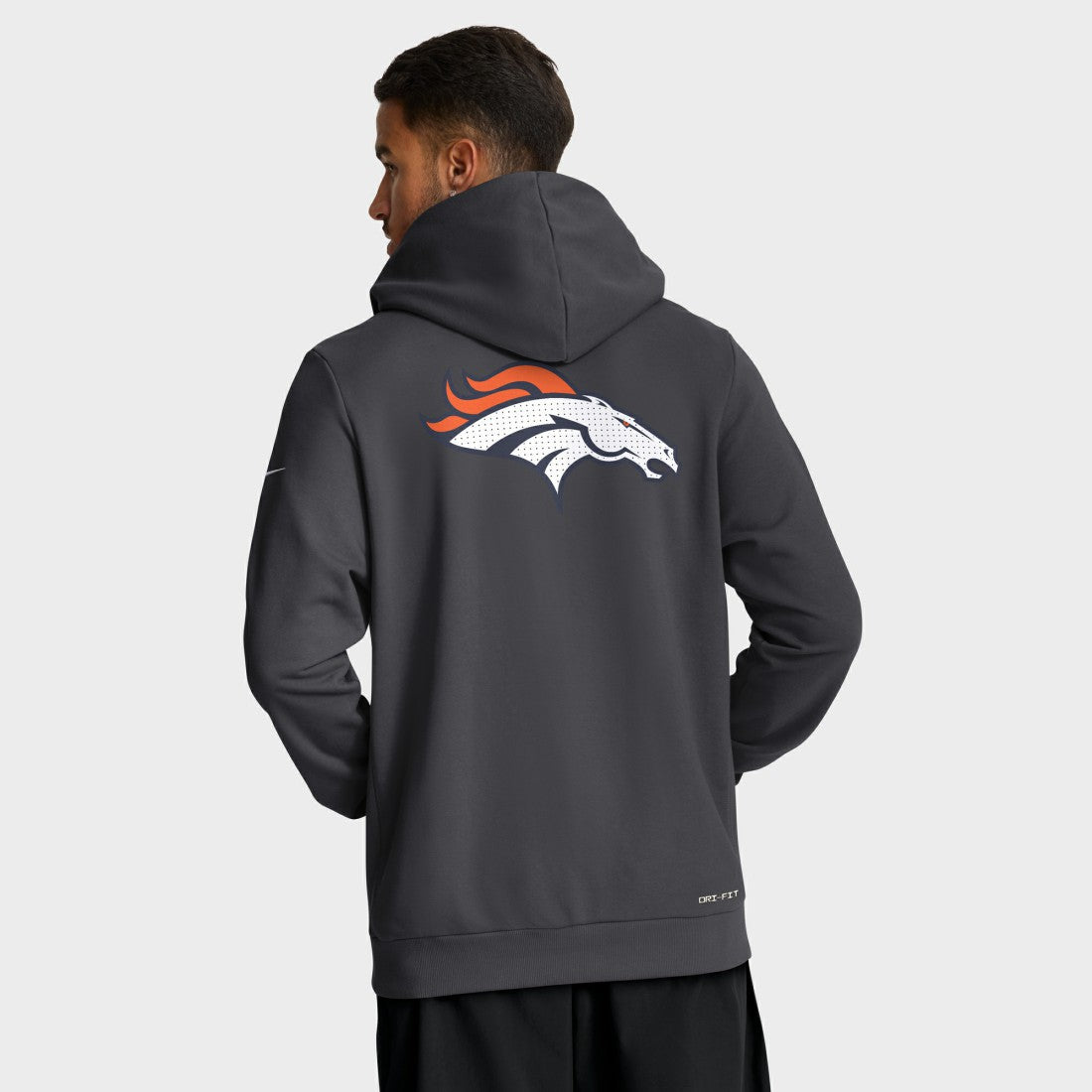 Denver Broncos Sideline Standard Issue Utility Player Dri-FIT Full-Zip Hoodie Anthracite | Nike for Sale