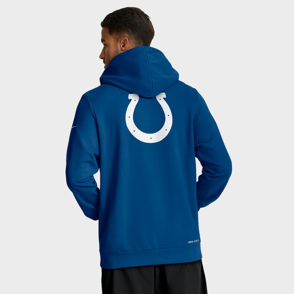 Indianapolis Colts Sideline Standard Issue Utility Player Dri-FIT Full-Zip Hoodie Royal | Nike for Sale