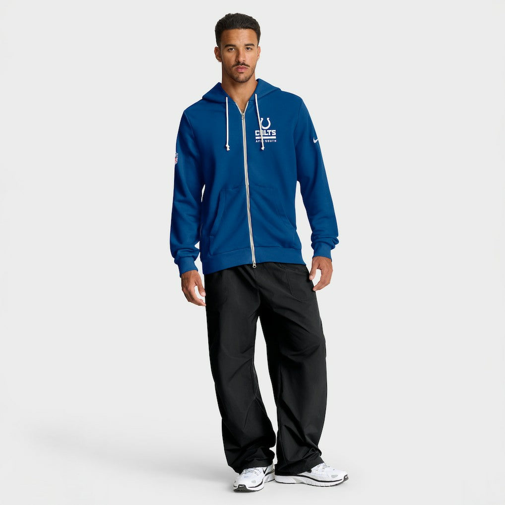 Indianapolis Colts Sideline Standard Issue Utility Player Dri-FIT Full-Zip Hoodie Royal | Nike for Sale
