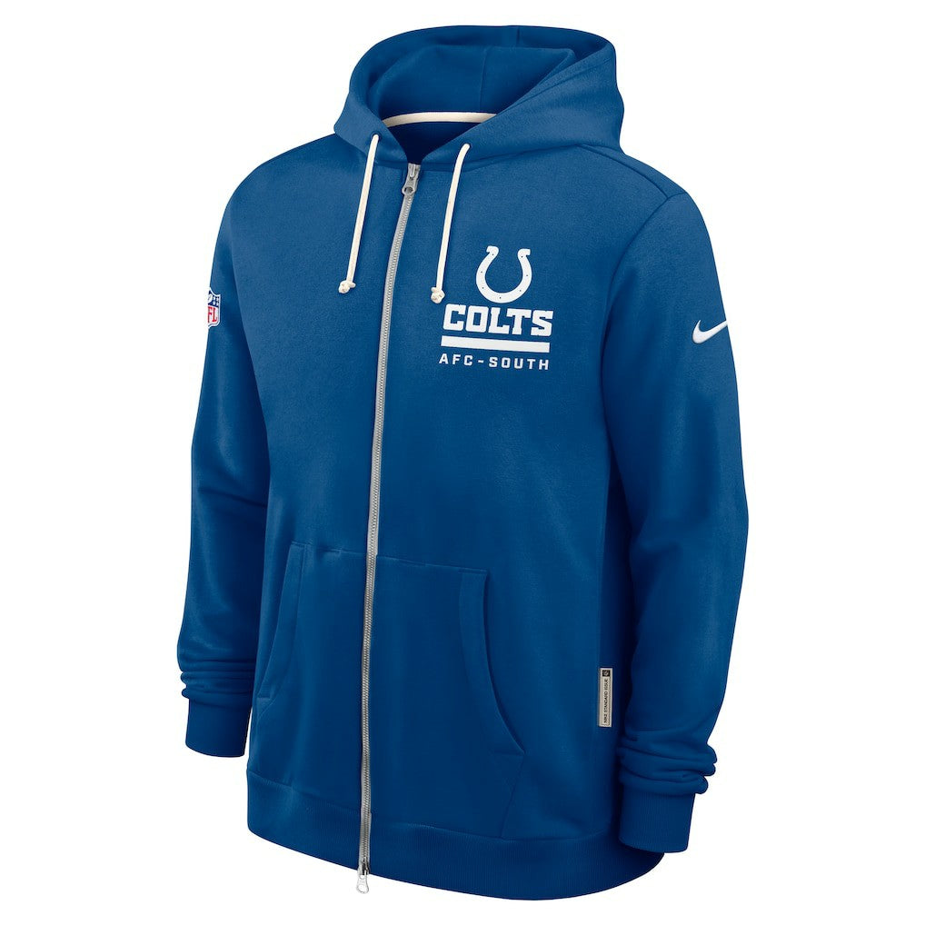 Indianapolis Colts Sideline Standard Issue Utility Player Dri-FIT Full-Zip Hoodie Royal | Nike for Sale
