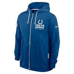 Indianapolis Colts Sideline Standard Issue Utility Player Dri-FIT Full-Zip Hoodie Royal | Nike for Sale