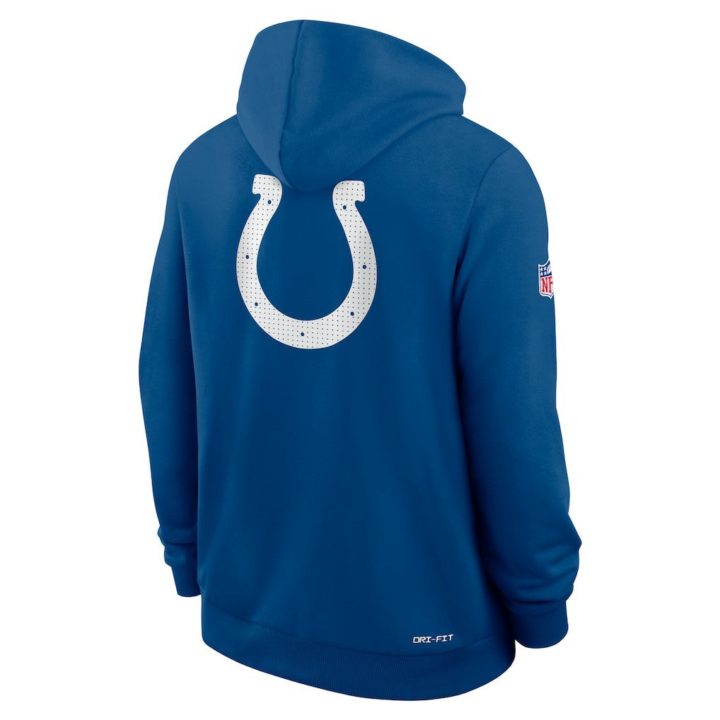 Indianapolis Colts Sideline Standard Issue Utility Player Dri-FIT Full-Zip Hoodie Royal | Nike for Sale