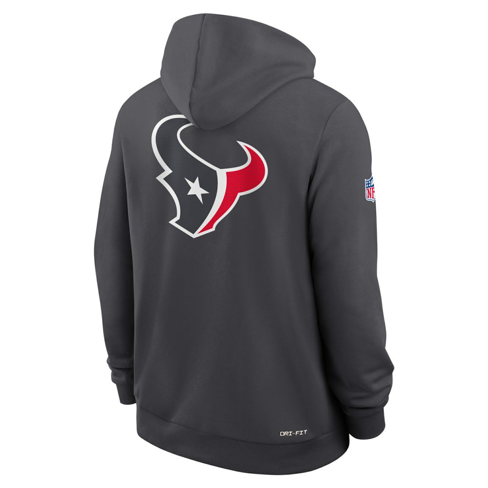 Houston Texans Sideline Standard Issue Utility Player Dri-FIT Full-Zip Hoodie Anthracite | Nike for Sale