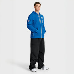 Detroit Lions Sideline Standard Issue Utility Player Dri-FIT Full-Zip Hoodie Blue | Nike for Sale