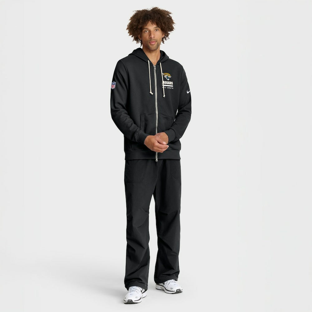 Jacksonville Jaguars Sideline Standard Issue Utility Player Dri-FIT Full-Zip Hoodie Black | Nike for Sale