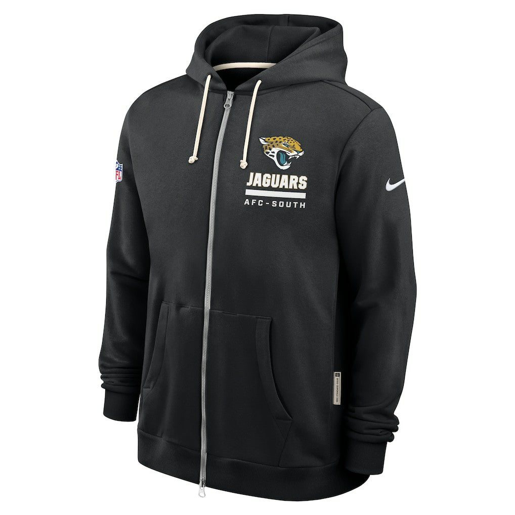 Jacksonville Jaguars Sideline Standard Issue Utility Player Dri-FIT Full-Zip Hoodie Black | Nike for Sale