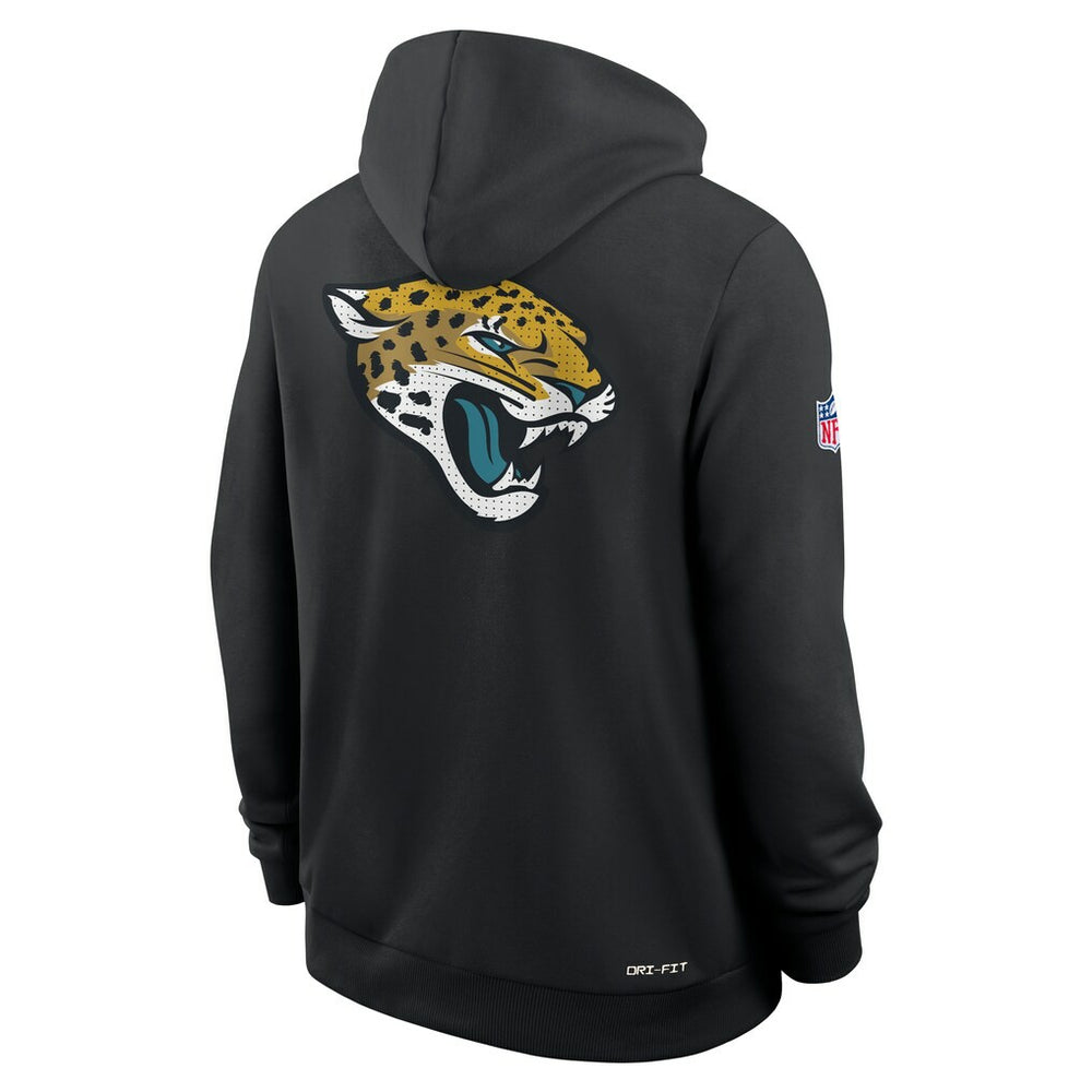 Jacksonville Jaguars Sideline Standard Issue Utility Player Dri-FIT Full-Zip Hoodie Black | Nike for Sale