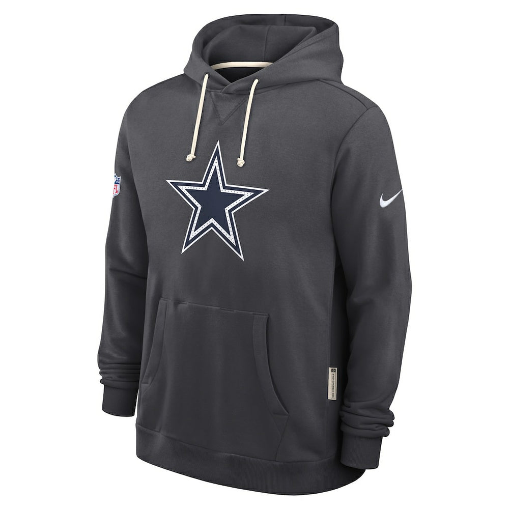 Dallas Cowboys Sideline Standard Issue Initial Home Dri-FIT Hoodie Anthracite | Nike for Sale