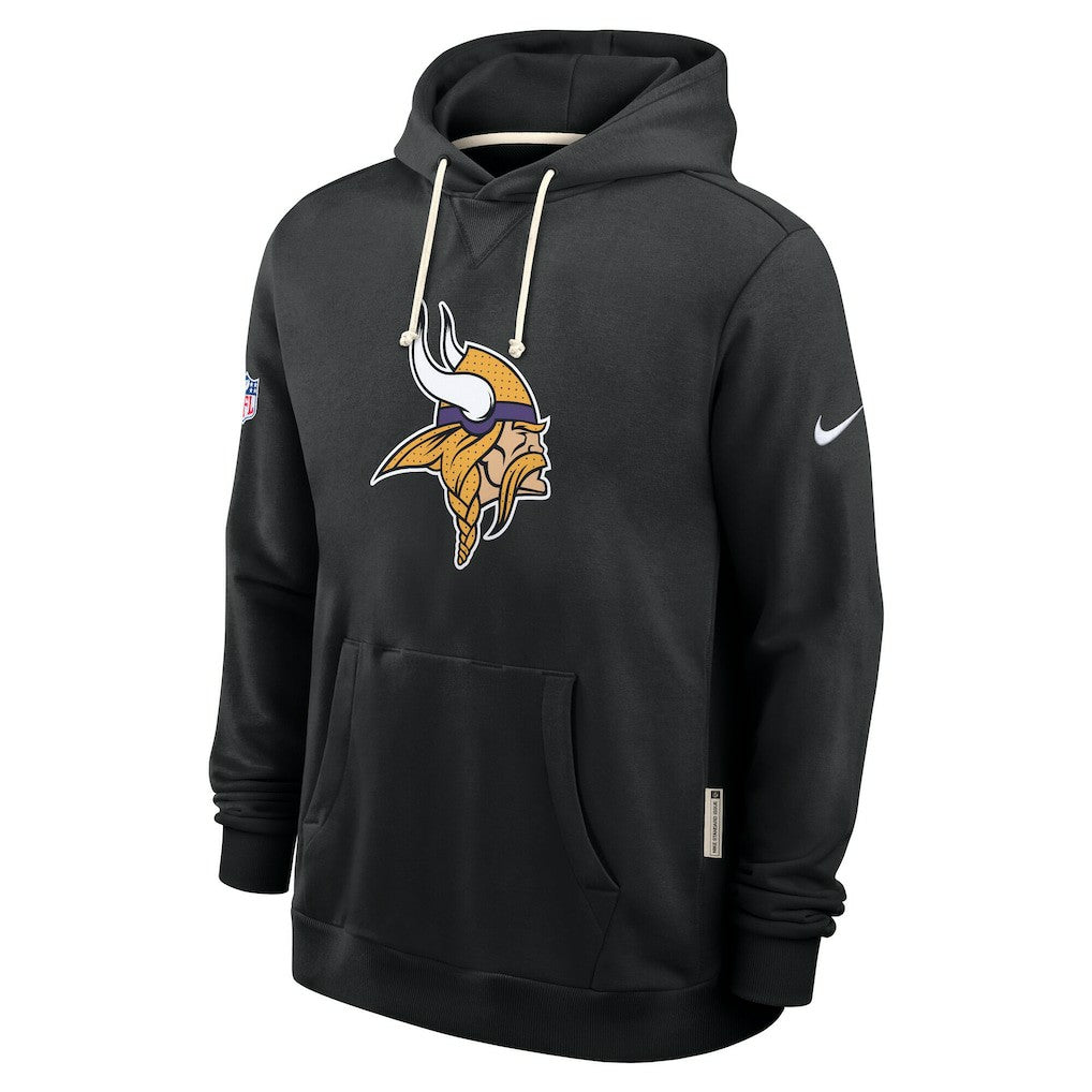 Minnesota Vikings Sideline Standard Issue Initial Home Dri-FIT Hoodie Black | Nike for Sale