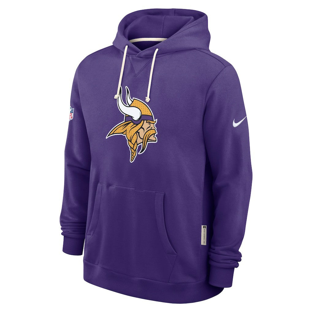 Minnesota Vikings Sideline Standard Issue Initial Home Dri-FIT Hoodie Purple | Nike for Sale