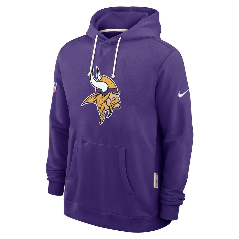 Minnesota Vikings Sideline Standard Issue Initial Home Dri-FIT Hoodie Purple | Nike for Sale
