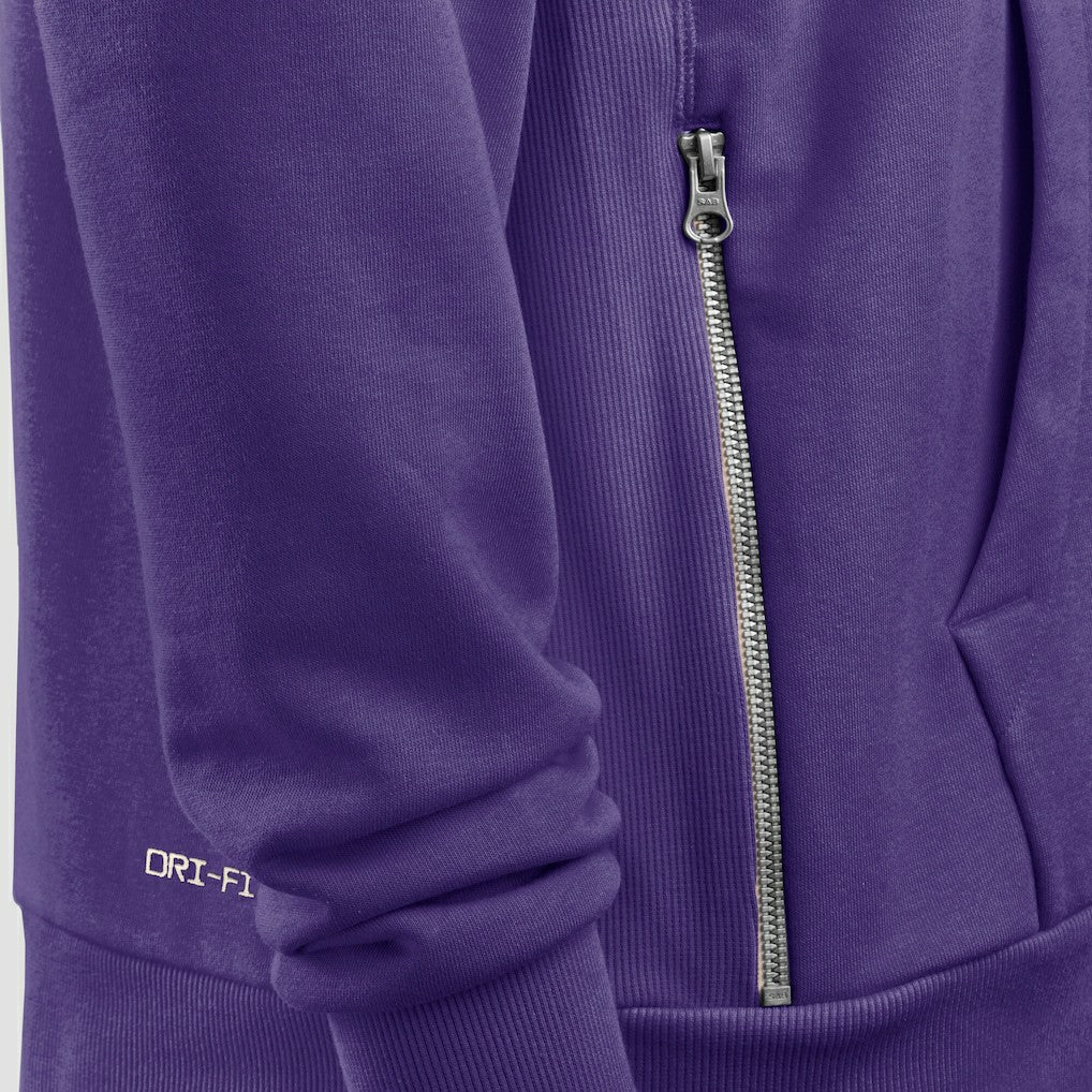 Minnesota Vikings Sideline Standard Issue Initial Home Dri-FIT Hoodie Purple | Nike for Sale