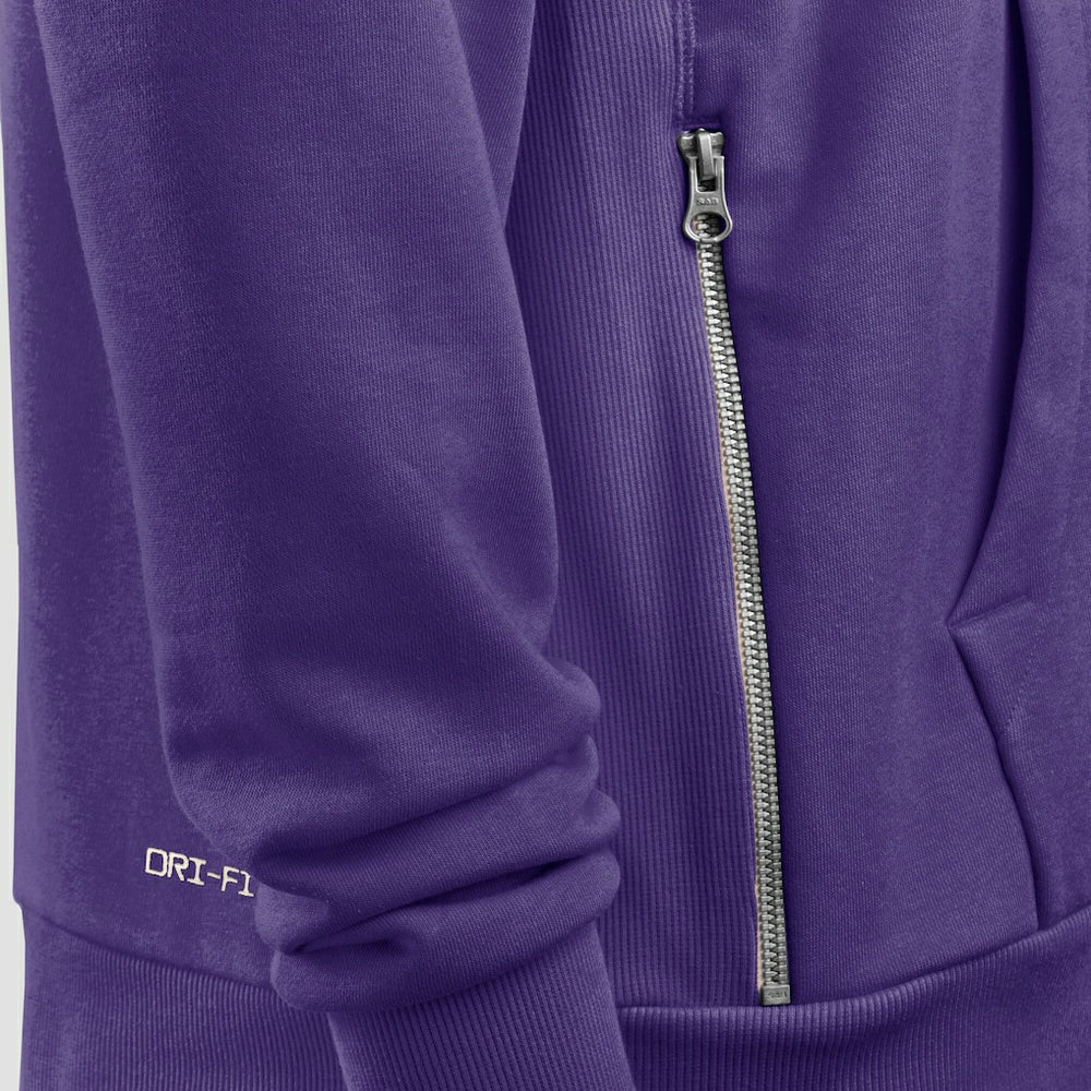 Minnesota Vikings Sideline Standard Issue Initial Home Dri-FIT Hoodie Purple | Nike for Sale