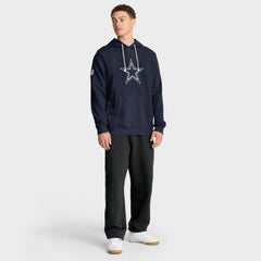 Dallas Cowboys Sideline Standard Issue Initial Home Dri-FIT Hoodie Navy | Nike for Sale