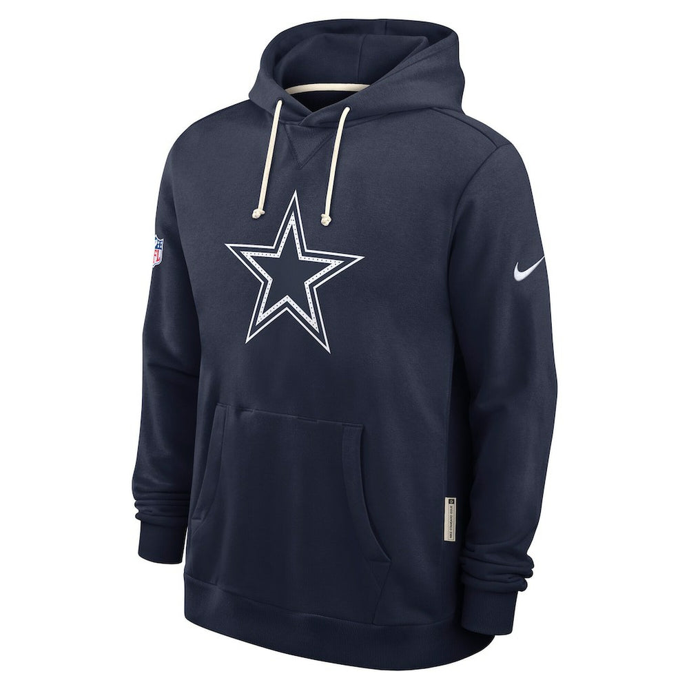 Dallas Cowboys Sideline Standard Issue Initial Home Dri-FIT Hoodie Navy | Nike for Sale