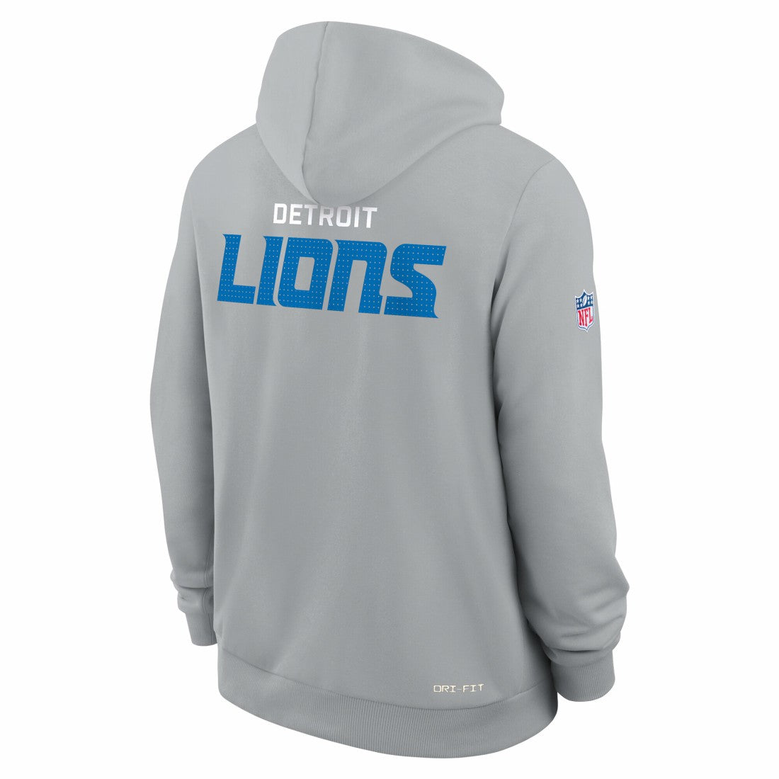Detroit Lions Sideline Standard Issue Initial Home Dri-FIT Hoodie Gray | Nike for Sale