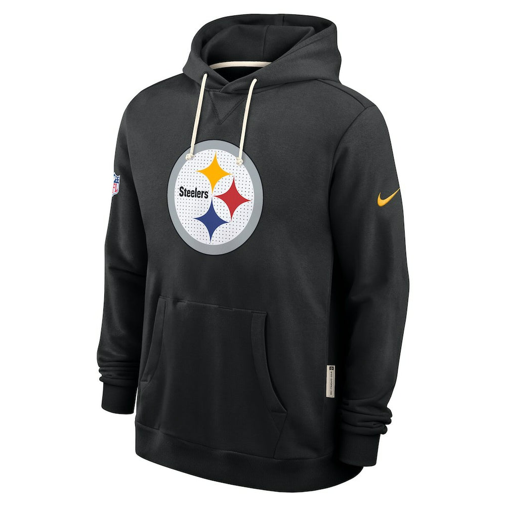 Pittsburgh Steelers Sideline Standard Issue Initial Home Dri-FIT Hoodie Black | Nike for Sale