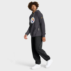 Pittsburgh Steelers Sideline Standard Issue Initial Home Dri-FIT Hoodie Anthracite | Nike for Sale