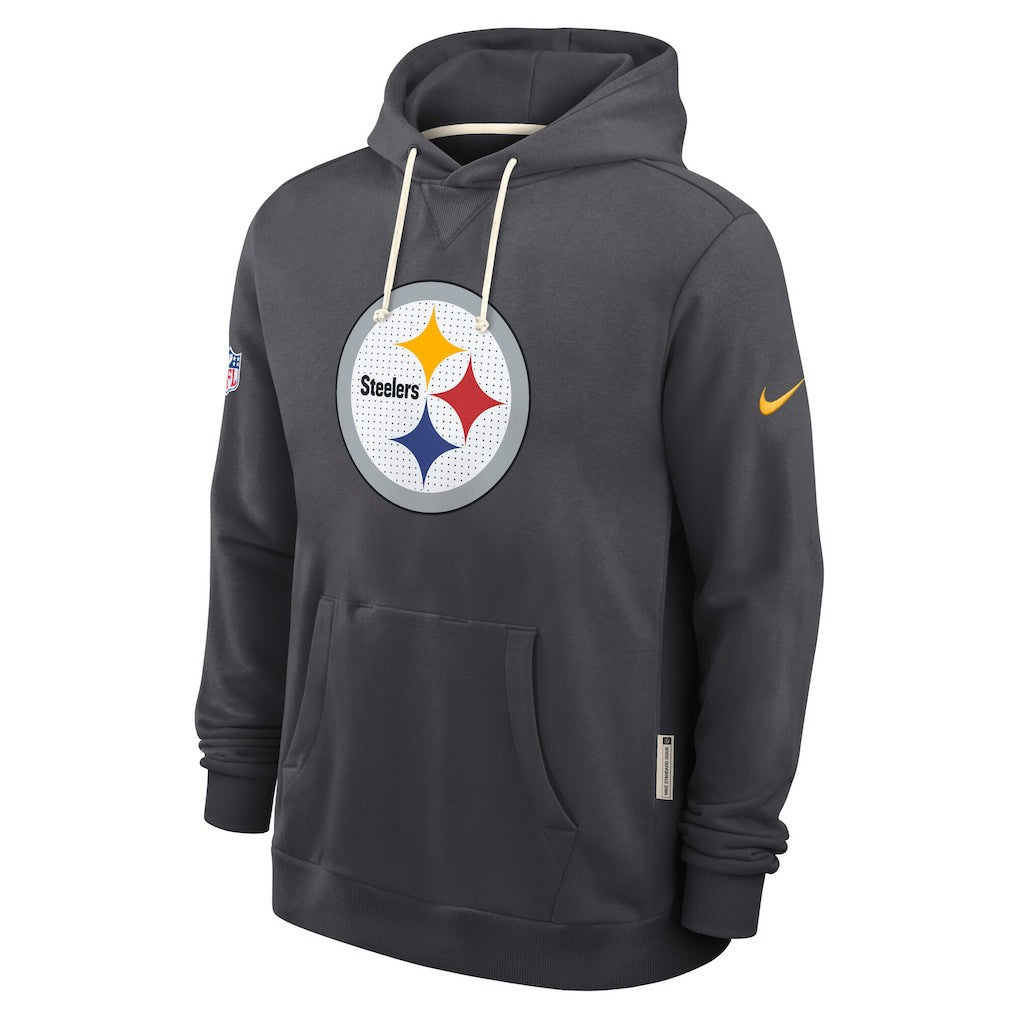 Pittsburgh Steelers Sideline Standard Issue Initial Home Dri-FIT Hoodie Anthracite | Nike for Sale