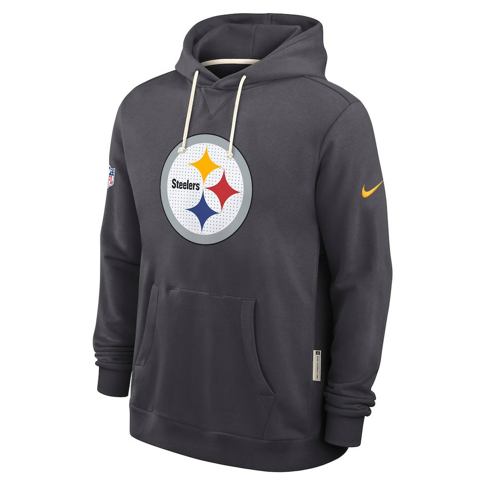Pittsburgh Steelers Sideline Standard Issue Initial Home Dri-FIT Hoodie Anthracite | Nike for Sale