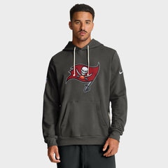 Tampa Bay Buccaneers Sideline Standard Issue Initial Home Dri-FIT Hoodie Pewter | Nike for Sale