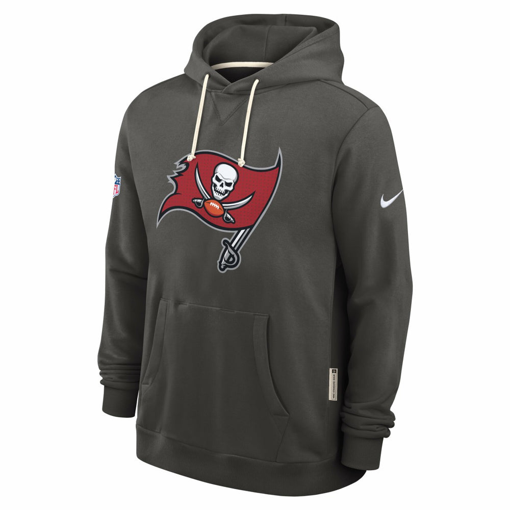 Tampa Bay Buccaneers Sideline Standard Issue Initial Home Dri-FIT Hoodie Pewter | Nike for Sale