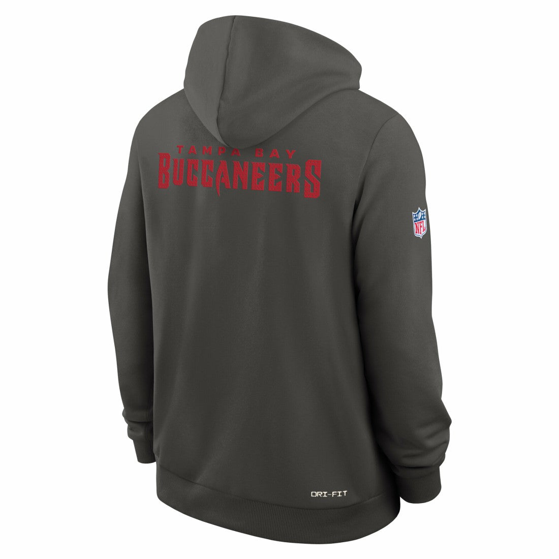 Tampa Bay Buccaneers Sideline Standard Issue Initial Home Dri-FIT Hoodie Pewter | Nike for Sale