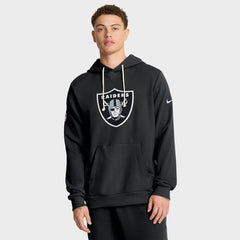 Las Vegas Raiders Sideline Standard Issue Initial Home Dri-FIT Hoodie Black | Nike for Sale