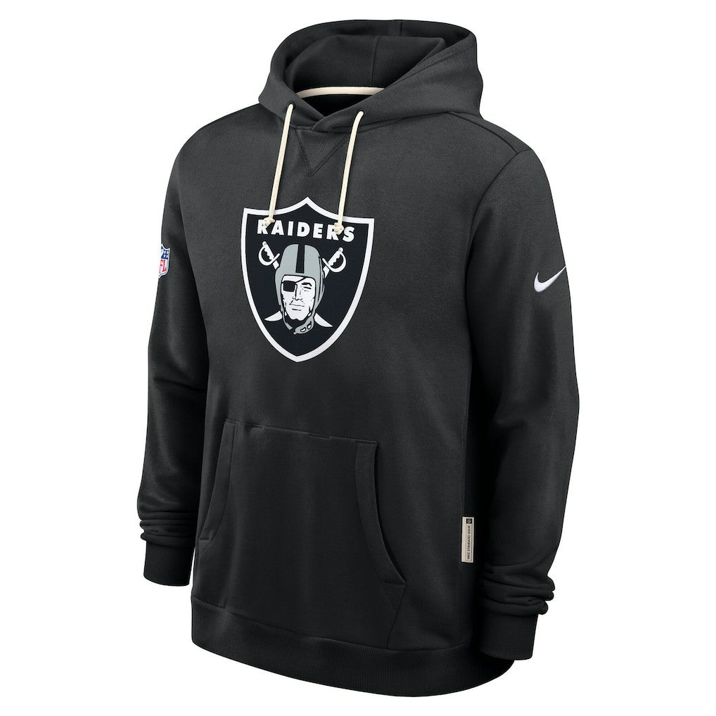 Las Vegas Raiders Sideline Standard Issue Initial Home Dri-FIT Hoodie Black | Nike for Sale