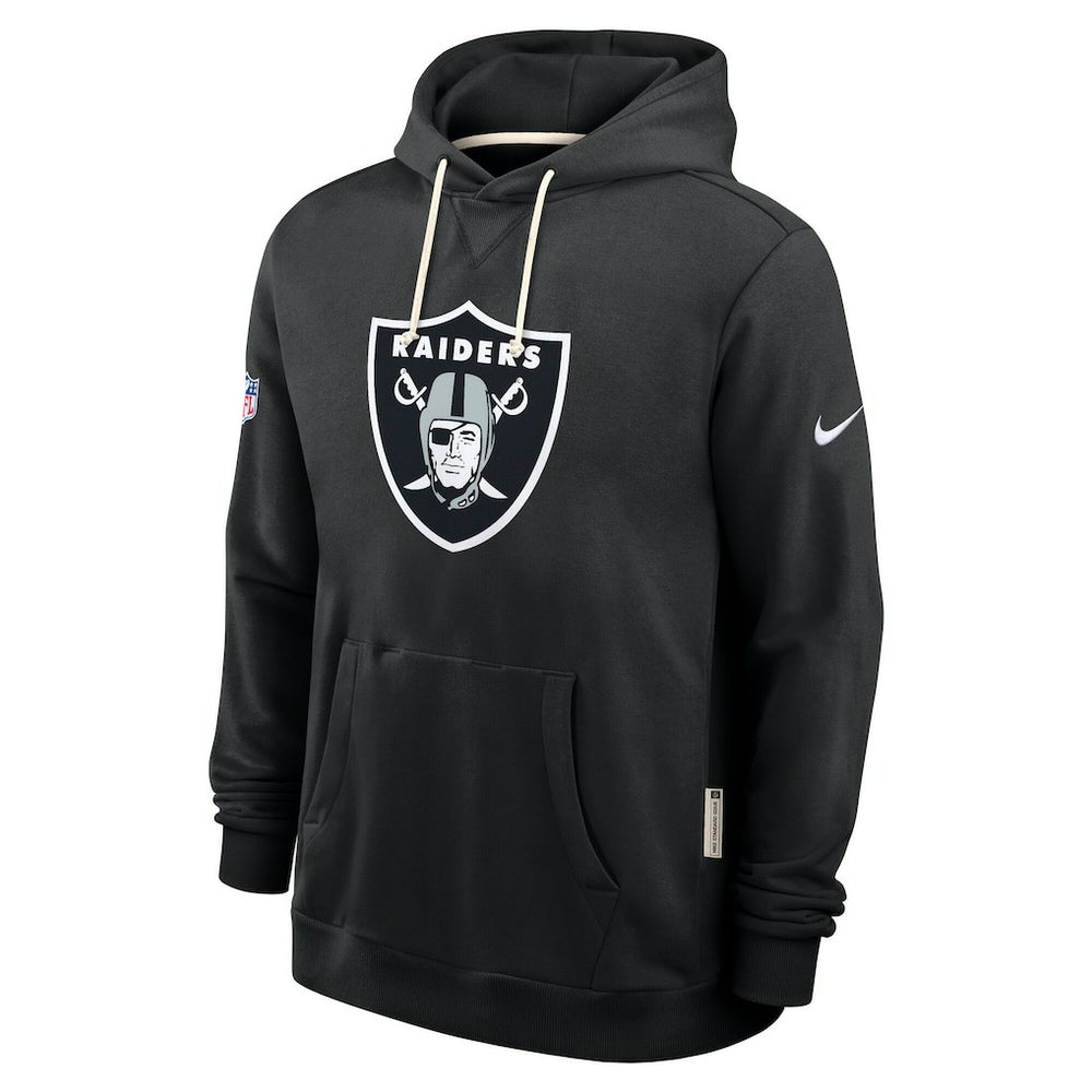 Las Vegas Raiders Sideline Standard Issue Initial Home Dri-FIT Hoodie Black | Nike for Sale