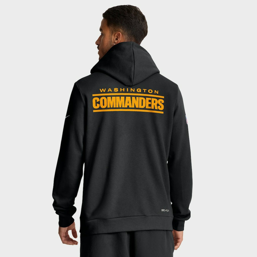Washington Commanders Sideline Standard Issue Initial Home Dri-FIT Hoodie Black | Nike for Sale