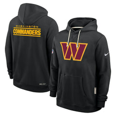 Washington Commanders Sideline Standard Issue Initial Home Dri-FIT Hoodie Black | Nike for Sale