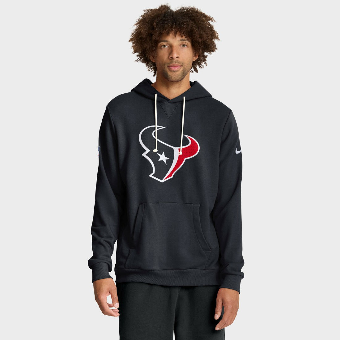 Houston Texans Sideline Standard Issue Initial Home Dri-FIT Hoodie Navy | Nike for Sale